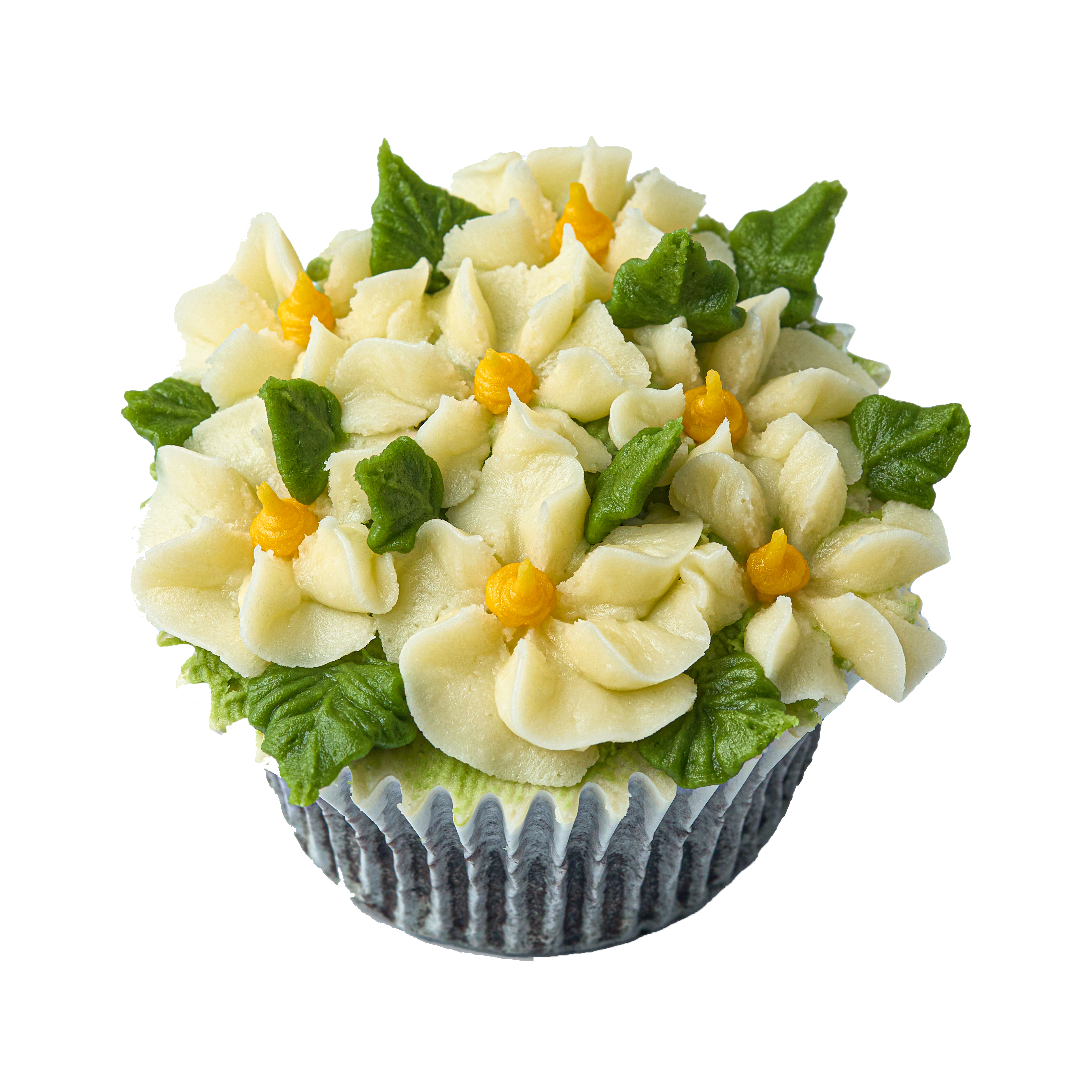 Large Box Classic Floral Cupcakes